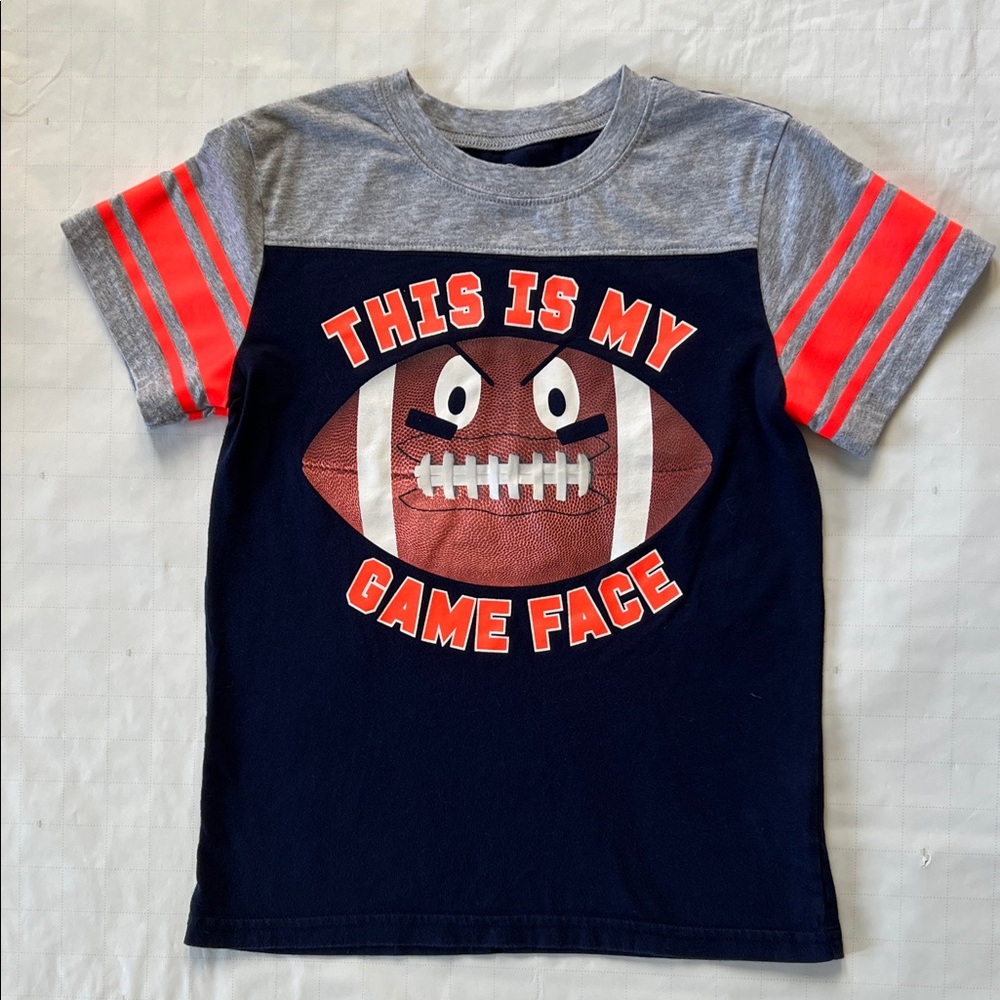 Okie Dokie Navy and Gray Game Face Tee - XL (7)